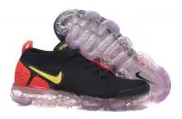 achat vente pas cher nike air vapormax femme 942842-005 black yellow